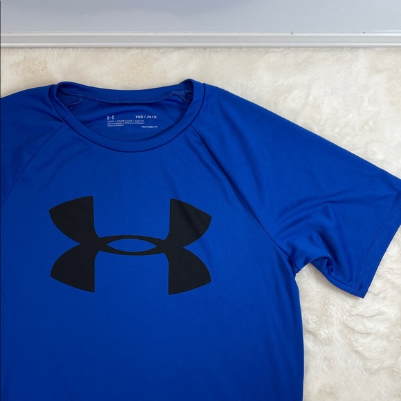 Under Armour Boy’s Blue Short Sleeve Tee - Picture 1 of 5